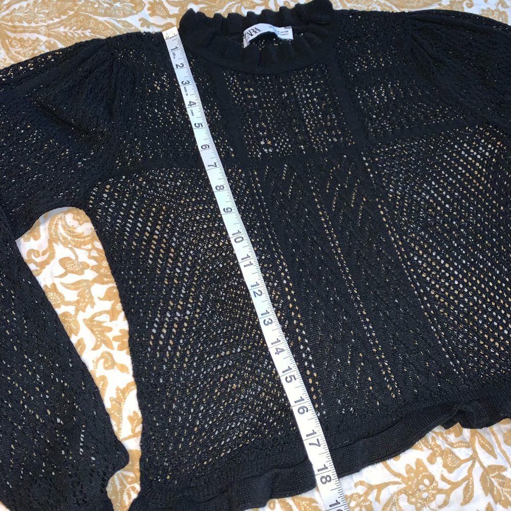 Zara pointelle sweater - Picture 3 of 13